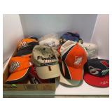 LARGE LOT OF ASSORTED SNAP BACK TRUCKER HATS -