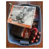 TOTE FULL OF ASSORTED TONY STEWART COLLECTIBLES