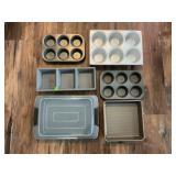 MUFFIN PANS, DIVIDED PANS, CAKE CARRIER AND MORE