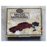 AURORA MODEL MOTORING SLOT CAR CASE WITH 13