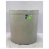 3 GALLON PRIMITIVE STONEWARE CROCK