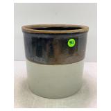 1 GALLON PRIMITIVE STONEWARE CROCK
