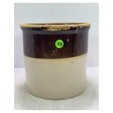 1 GALLON PRIMITIVE STONEWARE CROCK