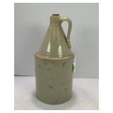 1/2 GALLON PRIMITIVE STONEWARE CROCK WHISKEY JUG