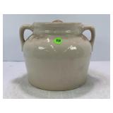 2 GALLON PRIMITIVE STONEWARE CROCK CANNING JAR