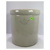 3 GALLON CROWN PRIMITIVE STONEWARE CROCK