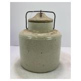 WESTERN STONEWARE PRIMITIVE 4 QT CANNING JAR WITH