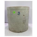 3 GALLON PRIMITIVE STONEWARE CROCK
