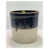 1 GALLON PRIMITIVE STONEWARE CROCK