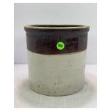 1 GALLON PRIMITIVE STONEWARE CROCK