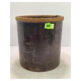 1 GALLON PRIMITIVE STONEWARE CROCK