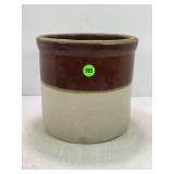 1 GALLON PRIMITIVE STONEWARE CROCK