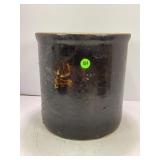 2 GALLON PRIMITIVE STONEWARE CROCK