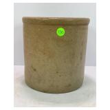 1 GALLON PRIMITIVE STONEWARE CROCK