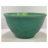 9 1/2" PRIMITIVE STONEWARE CROCK MIXING BOWL