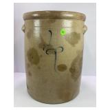 6 GALLON BEE STING? PRIMITIVE STONEWARE CROCK