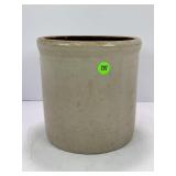 1 GALLON PRIMITIVE STONEWARE CROCK