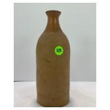 PRIMITIVE STONEWARE CROCK BOTTLE - 8 1/2" TALL