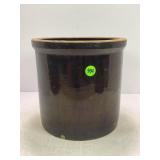 1 GALLON PRIMITIVE STONEWARE CROCK