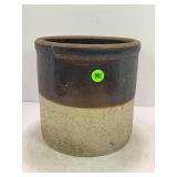 1 GALLON PRIMITIVE STONEWARE CROCK
