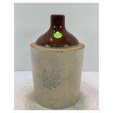 WESTERN STONEWARE 1/2 GALLON WHISKEY CROCK JUG