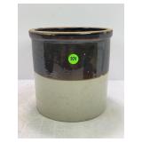 1 GALLON PRIMITIVE STONEWARE CROCK