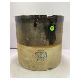 3 GALLON PRIMITIVE STONEWARE CROCK