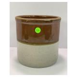 ONE GALLON PRIMITIVE STONEWARE CROCK