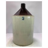 3 GALLON PRIMITIVE STONEWARE CROCK WHISKEY JUG
