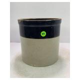 1 GALLON PRIMITIVE STONEWARE CROCK