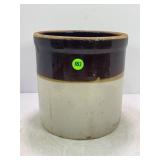 1 GALLON PRIMITIVE STONEWARE CROCK