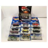 LOT OF 13 HOT WHEELS CARS IN ORIGINAL PACKAGES