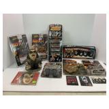 KISS SHOT GLASSES, JOHNNY LIGHTNING CARS & OTHER