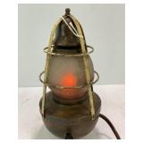 ELECTRIC SHIPS LAMP - WON'T FALL OVER - 9' TALL