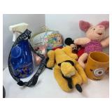 LARGE LOT OF WALT DISNEY ITEMS- MICKEY MOUSE,