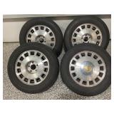 LOT OF 4 MICHELIN DEFENDER 225/60R 16 98H