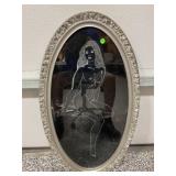 CHALK ART OF ADULT LADY 28' X 20'