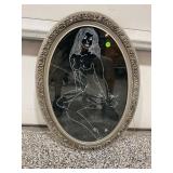 CHALK ART OF ADULT LADY 28' X 20'