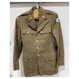 WORLD WAR II US ARMY CLASS A DRESS WOOL JACKET -