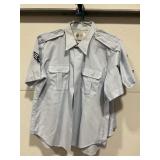 LOT OF 3 U.S. AIR FORCE SERVICE SHIRTS - SIZE 17