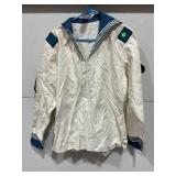USSR SOVIET MILITARY SAILORS SHIRT WITH PATCHES