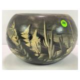 HAND PAINTED MEXICAN POTTERY PLANTER - 9' X 6'
