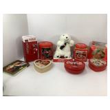 COCA-COLA COLLECTIBLES - DIE CAST BANK, PLUSH,