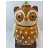 CERAMIC OWL COOKIE JAR 10' TALL
