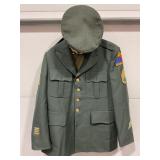 U.S. ARMY GREEN CLASS A DRESS UNIFORM JACKET WITH