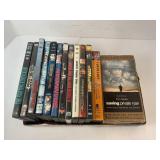 LARGE LOT OF DVDS AND VHS TAPES