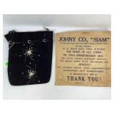 STARLIGHT BEADED DRAWSTING VELVET BAG