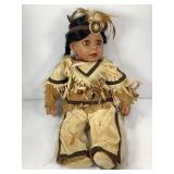 LOT OF 3 NATIVE AMERICAN INDIAN DOLLS - (2) 21'