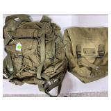 LOT OF 2 U.S. MILITARY FIELD SACKS