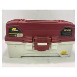 PLANO TACKLE BOX WITH CONTENTS - LURES, BAIT,